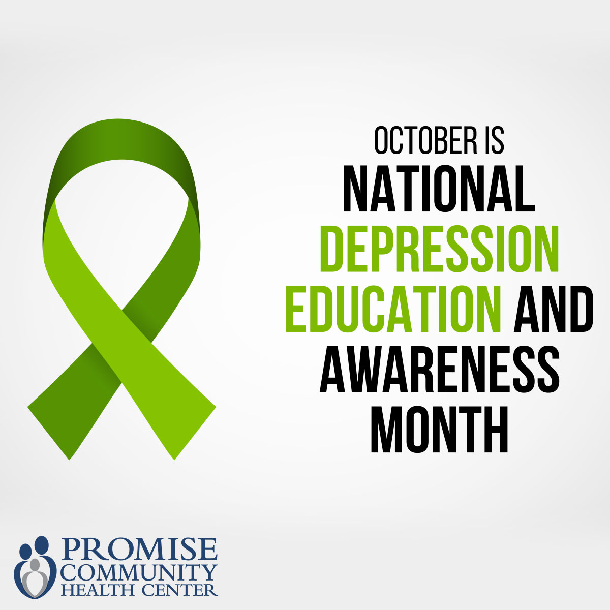 October is National Depression Education and Awareness Month