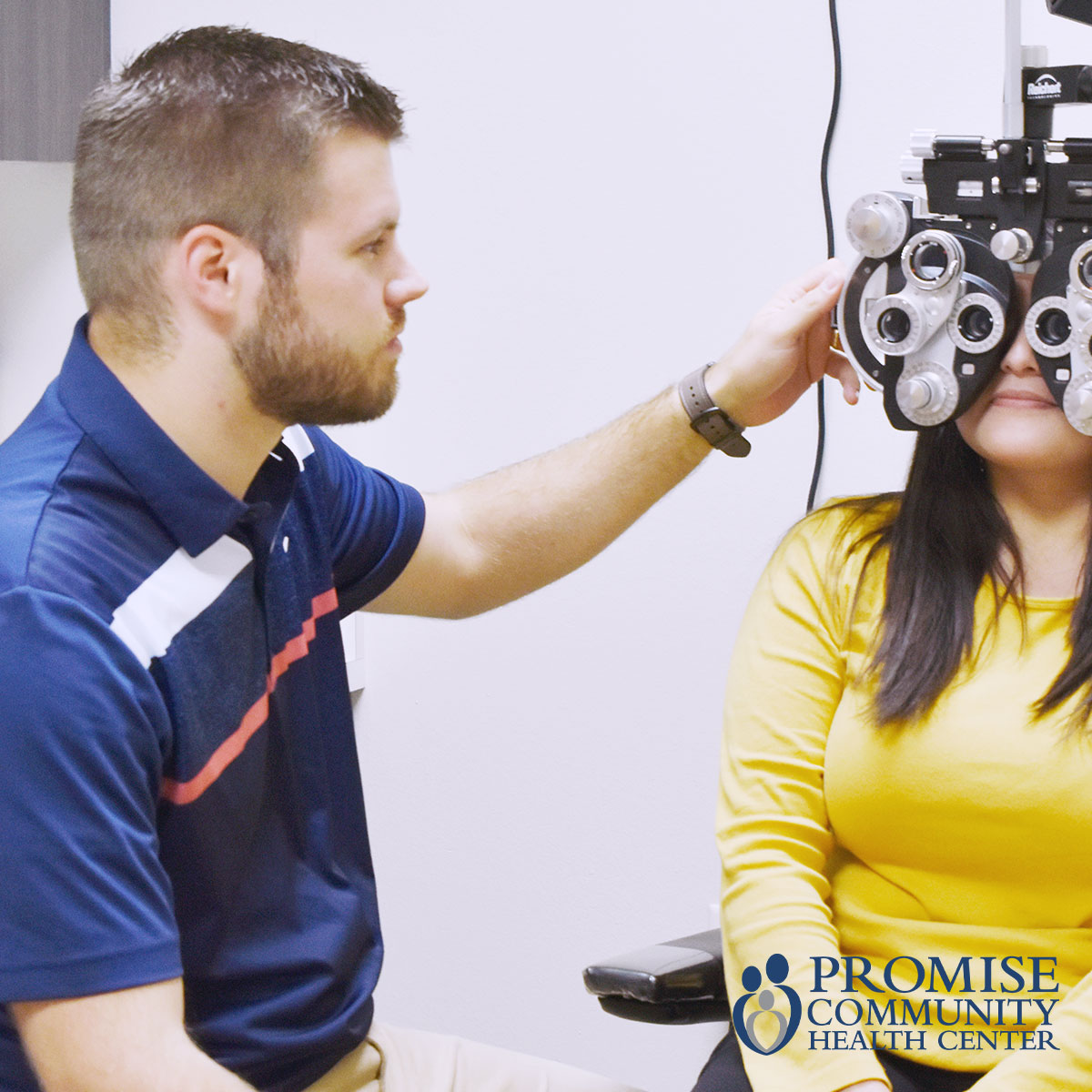 Dr. Aric Waltz, Optometrist |Promise Community Health Center in Sioux Center, Iowa | Federally Qualified Health Center serving northwest Iowa | Promise offers medical care, prenatal care, behavioral healthcare, population health care, health coaching as well as dental and vision care.