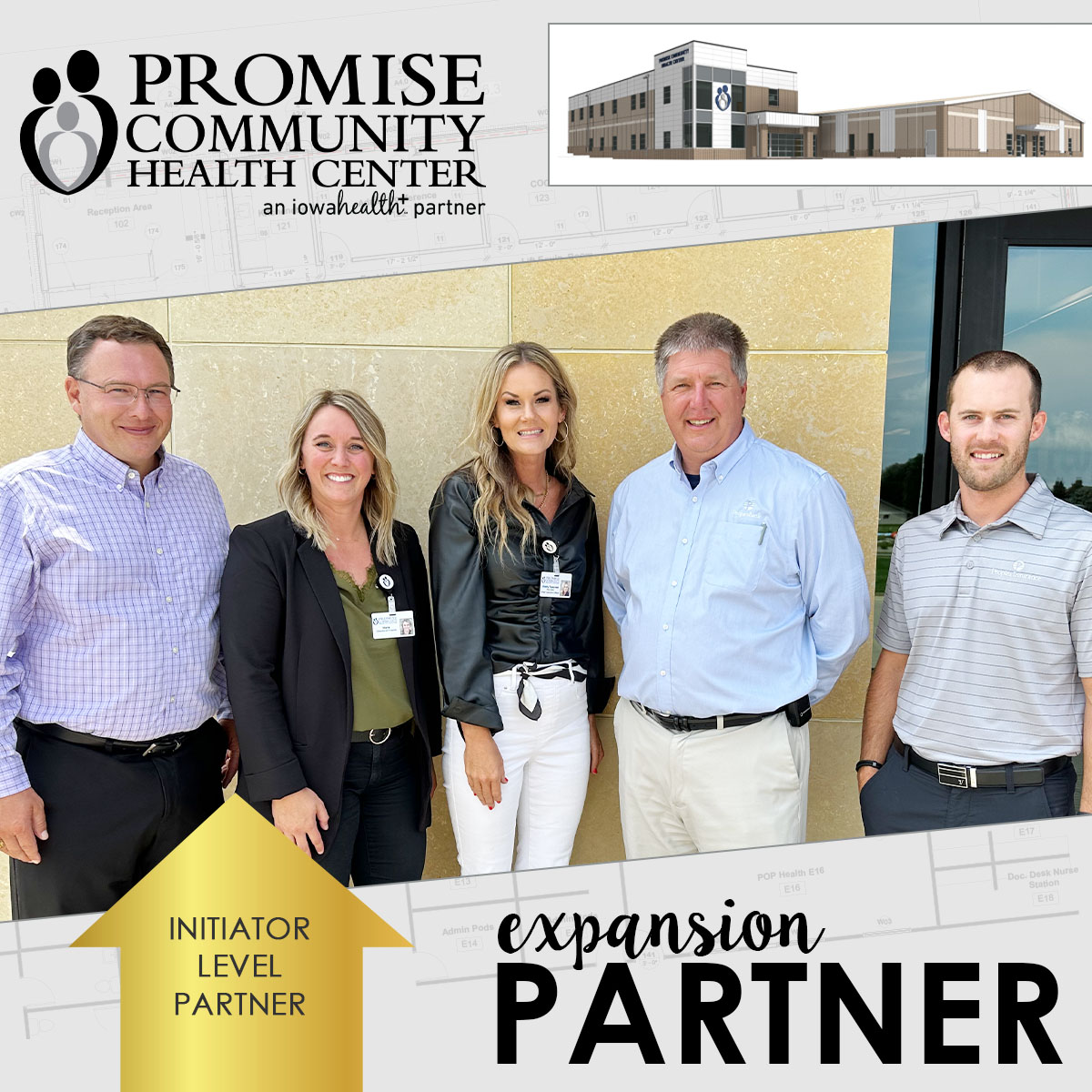 Expansion Partners |Promise Community Health Center in Sioux Center, Iowa | Promise offers medical care, prenatal care, behavioral healthcare, population health care as well as dental and vision care,  nurse health coaching, clinical pharmacy and affordable medications, lab services and immunizations, interpretation and translation, and various other services.
