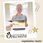 CONGRATULATIONS TO THE 2024 SCHOLARSHIP OF PROMISE RECIPIENT