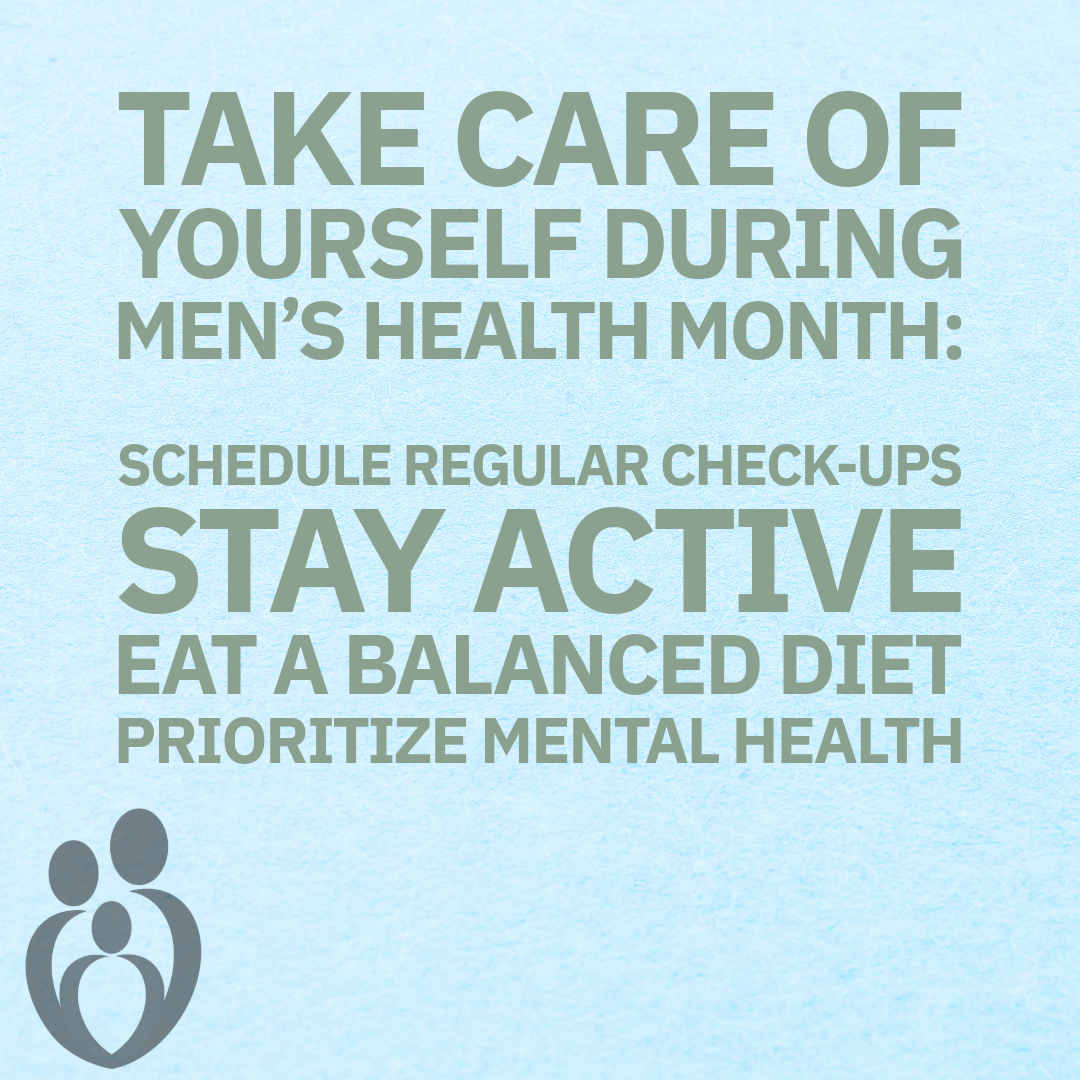 Men's Health Month |Promise Community Health Center in Sioux Center, Iowa | Federally Qualified Health Center serving Rock Valley, Hull, Boyden, Sheldon, LeMars, Rock Rapids, Hawarden, Orange City, Alton, Granville, Hospers, Ireton Iowa