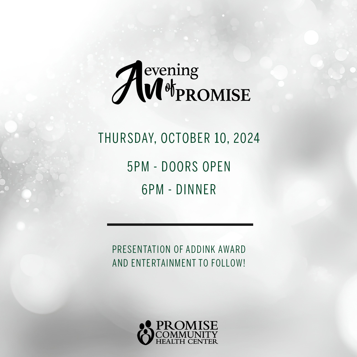 Evening of Promise | Promise Community Health Center, medical clinic near me, medical care near me, prenatal care near me, behavioral healthcare near me, therapist near me, doctor near me, nurse near me, nurse health coaching near me, nurse practitioner near me, translator near me, dentist near me, optometrist near me, lab services near me, immunizations near me, outreach services near me, midwives near me, home birth near me, health care near me