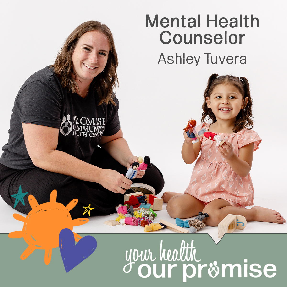 Ashley Tuvera, Mental Health Therapist at Promise Community Health Center in Sioux Center, Iowa | Federally Qualified Health Center serving Rock Valley, Hull, Boyden, Sheldon, LeMars, Rock Rapids, Hawarden, Orange City, Alton, Granville, Hospers, Ireton Iowa