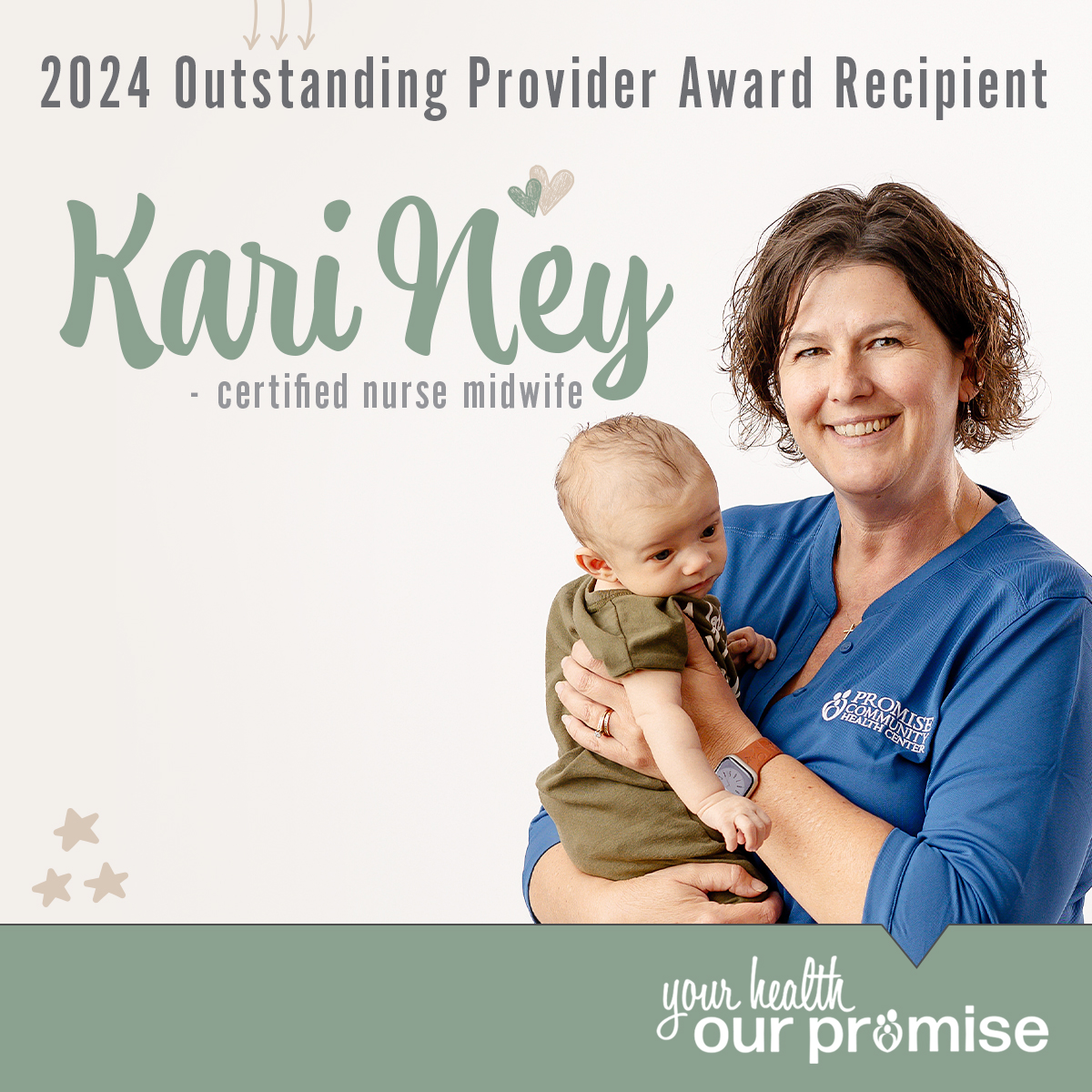 Iowa PCA Outstanding Provider Award Recipient, Kari Ney | Promise Community Health Center in Sioux Center, Iowa | Federally Qualified Health Center serving Rock Valley, Hull, Boyden, Sheldon, LeMars, Rock Rapids, Hawarden, Orange City, Alton, Granville, Hospers, Ireton Iowa