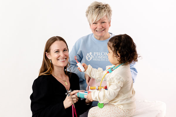 Sarah Hietbrink and Shelly Schurman at Promise Community Health Center in Sioux Center, Iowa | Promise Community Health Center in Sioux Center, Iowa | Federally Qualified Health Center serving Rock Valley, Hull, Boyden, Sheldon, LeMars, Rock Rapids, Hawarden, Orange City, Alton, Granville, Hospers, Ireton Iowa