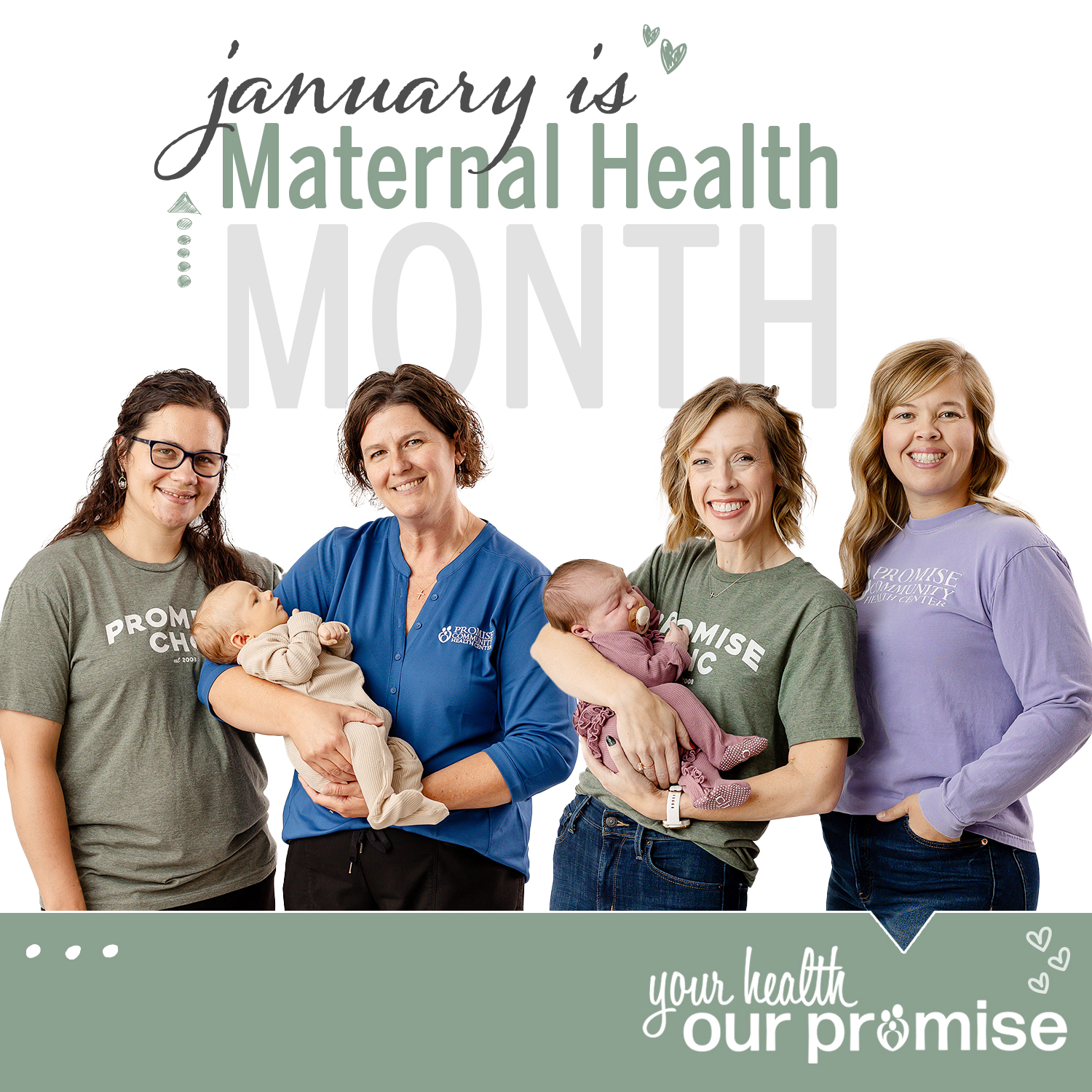 Prenatal care and Home birth team at at Promise Community Health Center in Sioux Center, Iowa | Promise Community Health Center in Sioux Center, Iowa | Federally Qualified Health Center serving Rock Valley, Hull, Boyden, Sheldon, LeMars, Rock Rapids, Hawarden, Orange City, Alton, Granville, Hospers, Ireton Iowa