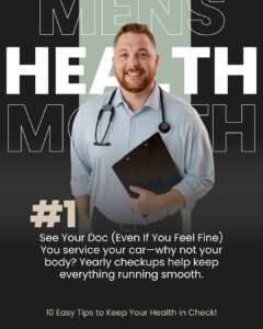 Dr. Dan Vanden Bosch and Wyatt Cook, ARNP, are ready to help—no judgment, no nonsense, and definitely no finger wagging. Call today and schedule your manly maintenance.