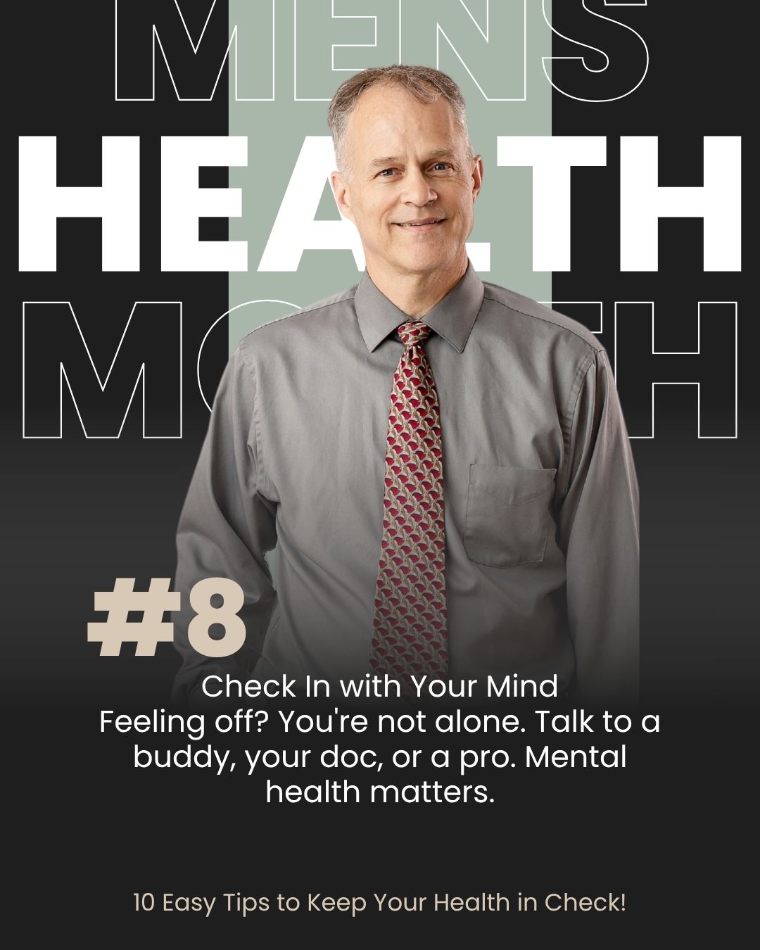 June is Men's Health Month - 10 Easy Tips to Keep Your Health in Check - Promise Community Health Center - Call for an appointment today 712-722-1700! June is Men's Health Month - 10 Easy Tips to Keep Your Health in Check - Promise Community Health Center - Call for an appointment today 712-722-1700!