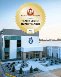 Promise received the GOLD award for being a Health Center Quality Leader! We also received two additional badges, Advancing HIT, and Heart Health! Promise Community Health Center in the top 10% for all health centers NATIONWIDE for quality measures!