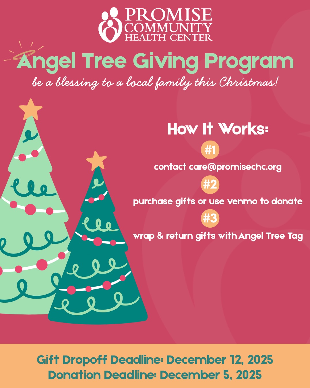 Promise Community Health Center Angel Tree Giving Program