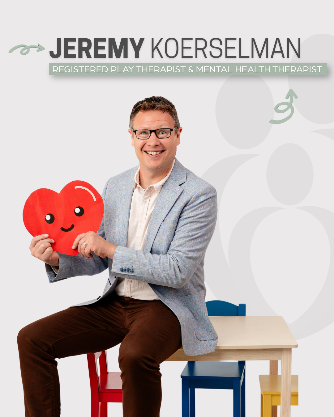 Jeremy Koerselman - At Promise Community Health Center, Jeremy will provide individual conseling, child and adolescent therapy, play therapy, family support Jeremy Koerselman - At Promise Community Health Center, Jeremy will provide individual conseling, child and adolescent therapy, play therapy, family support
