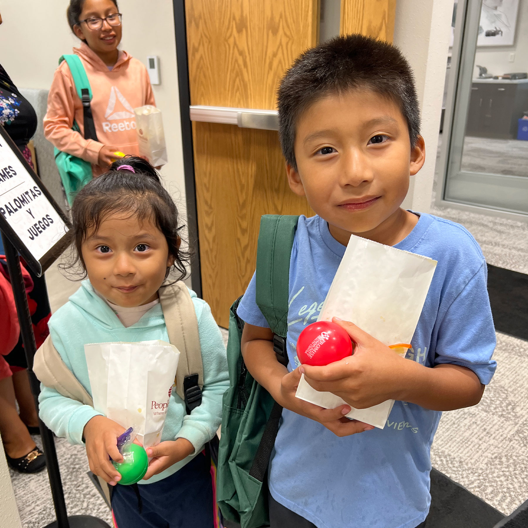 Packs and Popcorn Backpack Event