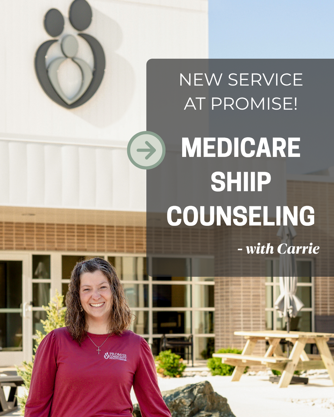 As Promise's new SHIIP Counselor, Carrie will be available to assist patients with a variety of Medicare questions and situations throughout the year.